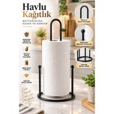 TUMU LIFE Metal Dik Kağıt Havluluk Peçetelik Mutfak Ve Banyo Peçeteliği