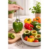 TUMU LIFE Paslanmaz Dolma Biber Oyacağı Ve Kabak Oyacağı 1 ADET