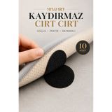 TUMU LIFE Pratik 10 Adet Halı Kilim Minder Nevresim Örtü Kaydırmaz Cırt Bant Seti Yapışkanlı Halı Kaydırmaz