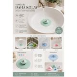 TUMU LIFE Silikon Lavabo Süzgeci Tıkaç | Saç ve Atık Tutucu Pratik Gider Filtresi - 1 ADET