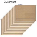 Tuna Askılı Dosya Metal Çubuklu Telli Tek Sayfa ASD2001 25 Lı Paket