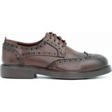 Tuna Hakiki Deri Oxford Model Erkek Ayakkabı - E3001 - Kahverengi