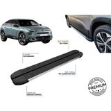 Tuna Oto Cıtroen C4 Araca Özel Yan Basamak S-Line 2021 2022 2023 2024 2025 - (ClearEyelets)Black-RadiantOrchid