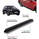 Tuna Oto Ford Kuga St Lıne Uyumlu 2017 2018 2019 Araca Özel Yan Basamak - (ClearEyelets)Black-RadiantOrchid