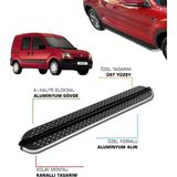 Tuna Oto Renault Kangoo Uyumlu 1998 1999 2000 2001 2002 2003 2004 2005 2006 2007 Araca Özel Yan Basamak - (ClearEyelets)Black-RadiantOrchid