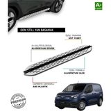 Tuna Oto Toyota Proace Cıty Uzun Şase Uyumlu 2019 2020 2021 2022 2023 2024 2025 2026 2027 Araca Özel Yan Basamak - (ClearEyelets)Black-RadiantOrchid