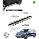 Tuna Oto Volkswagen Tıguan 2 Allspace 2016 2017 2018 2019 2020 2021 2022 2023 Yan Basamak - (ClearEyelets)Black-RadiantOrchid