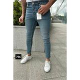 Tunahan Erkek Giyim Slimfit Kesim Erkek Likrali Dar Paca Kot PANTOLON-KOD:756 - 30 - Renkli