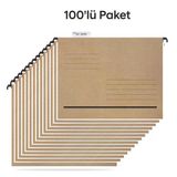 Tunakart Asd2003 Plastik Çubuklu Askılı Telli Dosya 100 Lü Paket