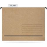 Tunakart ASD2003 Plastik Çubuklu Askılı Telli Dosya - Kraft - Askılı dosya - 24x31,50