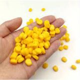 Tunalar Tarım 10 x 1 cm Silikon Yumuşak Sarı Mısır Suni Balık Olta Yemi