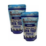 Tunalı Lokman Hekim Çankırı Doğal Mineralli Iyotlu Kaya Tuzu 500GR x 2
