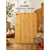 TUNAY Bambu Kesme Tahtası 36x26