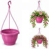 Tunç Botanik Pembe Fuşya Askılı Saksı 4.5 Lt (24.7 cm x 15.2 Cm)