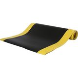 Tuncel Teknik 10 Adet 3mm 20KW Izole Halı Yalıtkan Paspas 50X70CM - Siyah - Sarı - 50 x 70 cm