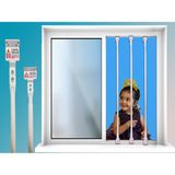 Tuncel Teknik Pencere Güvenlik Bariyeri-Boyu Ayarlanabilir Korkuluk (80-130 cm ) - 1 ADET BARİYER