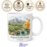 Tunceli Ovacık Munzur Gözeleri Mercan Dağları Organik Bal Nohut Tarım Temalı Kupa Bardak Hediye