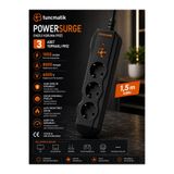 Tunçmatik 3 'LÜ ANAHTARLI+AKIM KORUMALI+1.5 METRE GRUP PRİZ