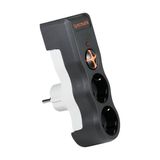 Tunçmatik Powersurge 2'li 525 Joule Enerji Siyah Koruma Prizi
