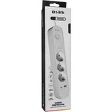 Tuncmatik S-Link SPG3-PD20 PD20W H05VV-F 3g1.0mm, 1.5m 3 Lü 306 J Akım Korumalı Beyaz + Gri Priz - Çok Renkli