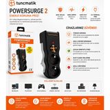 Tuncmatik Tunçmatik Powersurge 2'li Akım Korumalı Priz Beyaz - Siyah
