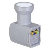 Tunex 2li Ikili Çift Çıkışlı Twin Lnb Elembi Full Hd 4K Uyumlu-Yağmur Korumalı