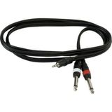 Tunex MR-300 1 Stereo 2 x 6.35 mm Erkek 3 Metre Pc Telefon Amfi Ses Sistemi Kablosu
