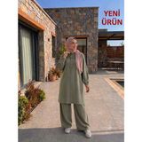 Tunik Pantolon Takım - Mint Yeşili - 44 - 46
