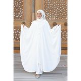 Tunik, Pantolon Ve Abaya Üçlü Takım 8663 Ekru
