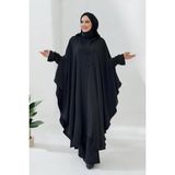 Tunik, Pantolon Ve Abaya Üçlü Takım 8663 Siyah