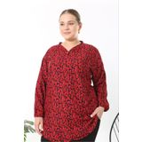 Tunikteks Dokuma viskon pamuklu yumuşak kumaş rahat kesim Tunik