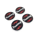 Tuning Alüminyum Yapıştırma Jant Göbeği 4'lü 60mm