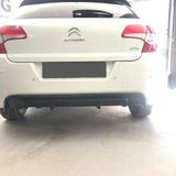 Tuning Vadisi Citroen C4 Difüzör Arka Tampon Eki Sol Çift Çıkış 2010-2018 Arası