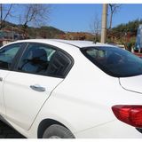 Tuning Vadisi Fiat Egea Kelebek Cam Kaplama Vizör Plastik 2 Parça 2015+