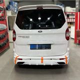 Tuning Vadisi Ford Courier Egzoz Görünümlü Arka Tampon Eki 2014+ Boyasız