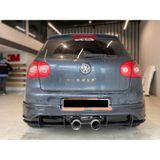 Tuning Vadisi Golf 5 R32 Tampon Uyumlu Difüzör Flap 6 Parça Parlak Siyah 2003 2009 Arası