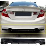 Tuning Vadisi Honda Civic Fd6 Egzoz Görünümlü Difüzör (Plastik) Boyasız