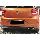 Tuning Vadisi Polo Difüzör Sport Parlak Siyah 2018 2019 2020 2021 Boyasız Egzoz Uçlu