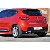 Tuning Vadisi Renault Clio 4 Difüzör Egzoz Görünümlü 2012-2019 Piano Black Boyasız Egzoz Ucu