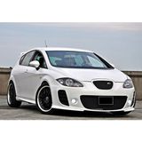 Tuning Vadisi Seat Leon Mk2 2005-2012 Parlak Siyah Plastik Cupra Tampon Uyumlu Hava Kanalı Takım