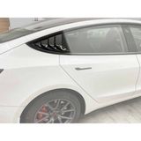 Tuning Vadisi Tesla Model Y Arka Kelebek Cam Kaplama Cam Vizörü Parlak Siyah