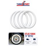 TuningPort 15 İnç Beyaz Lastik Yanak Yazısı Atlas Araç Tuning Sticker