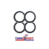 TuningPort Atlas Oto Lastik Yanağı Lüks Siyah Beyaz 13 Jant 4 Adet Yanak