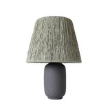 Tunita Handmade Seramik Abajur – Antrasit Gri & Yeşil Tasarım, 31–45 cm Yükseklik, E27 Uyumlu Tek Başlıklı Masa Lambası, Modern Dekoratif Aydınlatma, Dayanıklı Seramik Gövde, CE Sertifikalı Yerli Üret