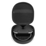 TUNYINSH Apple Airpods Max Kulaklık Kılıfı, Seyahat Taşınabilir Kulaklık Sert Kılıf Kapak Çanta, Şarj Cihazı ve Aksesuarları için Fermuarlı File Kılıf (Siyah)