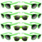 TUPARKA 20'li Paket Çocuk Güneş Gözlüğü Toplu Yaz Havuz Partisi Hediyeleri Doğum Günü Partileri İyi Çanta Dolguları, Yeşil