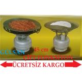 Tüplü Sac 45 Cm Tüp Üstü Ekmek Katmer Kavurma Sacı Çift Fonksiyon