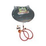 Tuplu Sac Ocak 50 Cm Ekmek Yufka Saci Hortum Dedantorlu Set