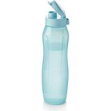 Tupperware 1 lt Mavi Böğürtlen Renkli Slim İçecek Termosu - Taşınabilir ve Ergonomik Tasarım