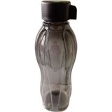 Tupperware 1000 ml Siyah Su Şişesi Çevirmeli Kapak ile Spor ve Günlük Kullanıma Uygun